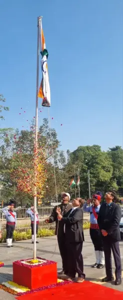 Tri-Color Unfurling by NBCC CMD Ignites Republic Day Spirit