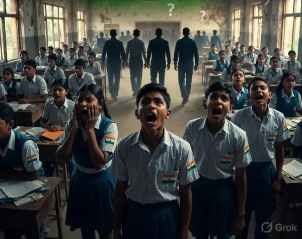 Who has abandoned the students of India?