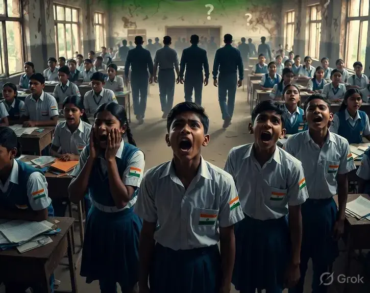 Who has abandoned the students of India?