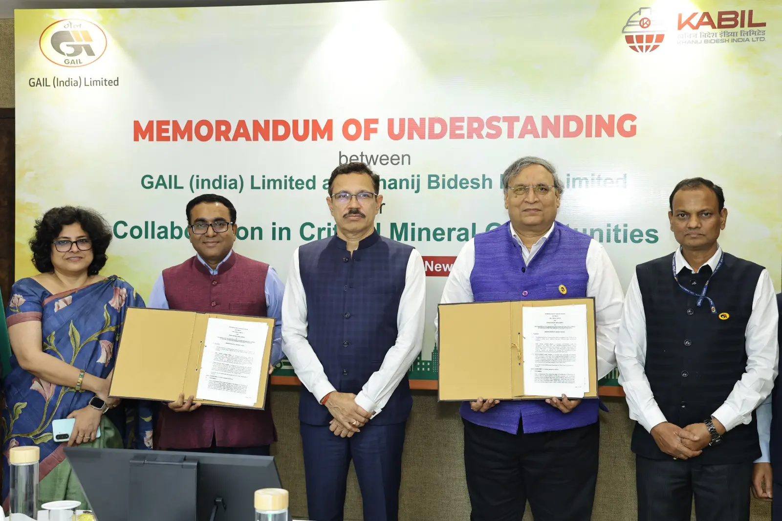 GAIL Inks Pact with KABIL to Strengthen Collaboration in Critical Minerals