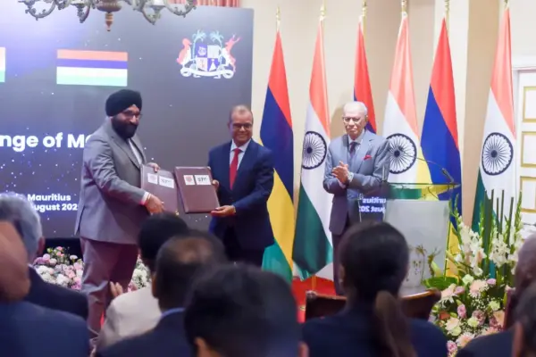 India–Mauritius Energy Partnership Gets Major Boost with G2G MoU, Five-Year Supply Deal