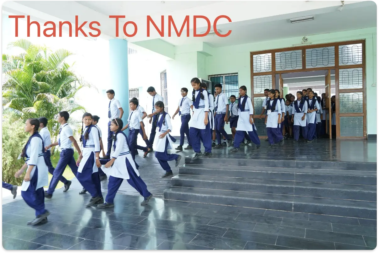 NMDC Supports 1,300 Children at Aastha Gurukul in Dantewada