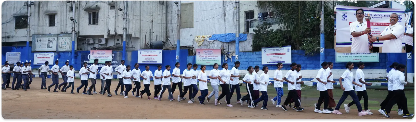 NMDC ने हैदराबाद में राष्ट्रीय एकता दिवस पर दौड़ आयोजित की