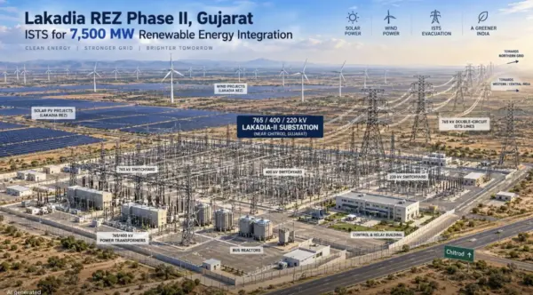 POWERGRID Acquires Lakadia II SPV for 7,500 MW Project